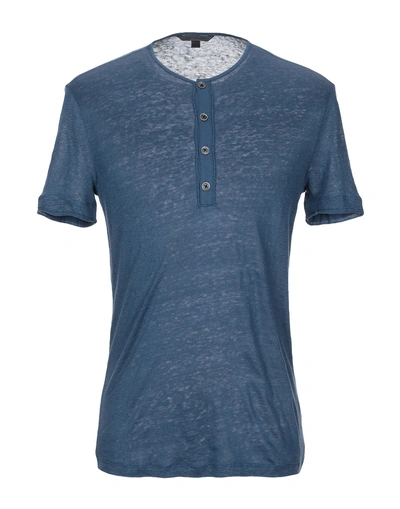 Shop John Varvatos T-shirt In Dark Blue