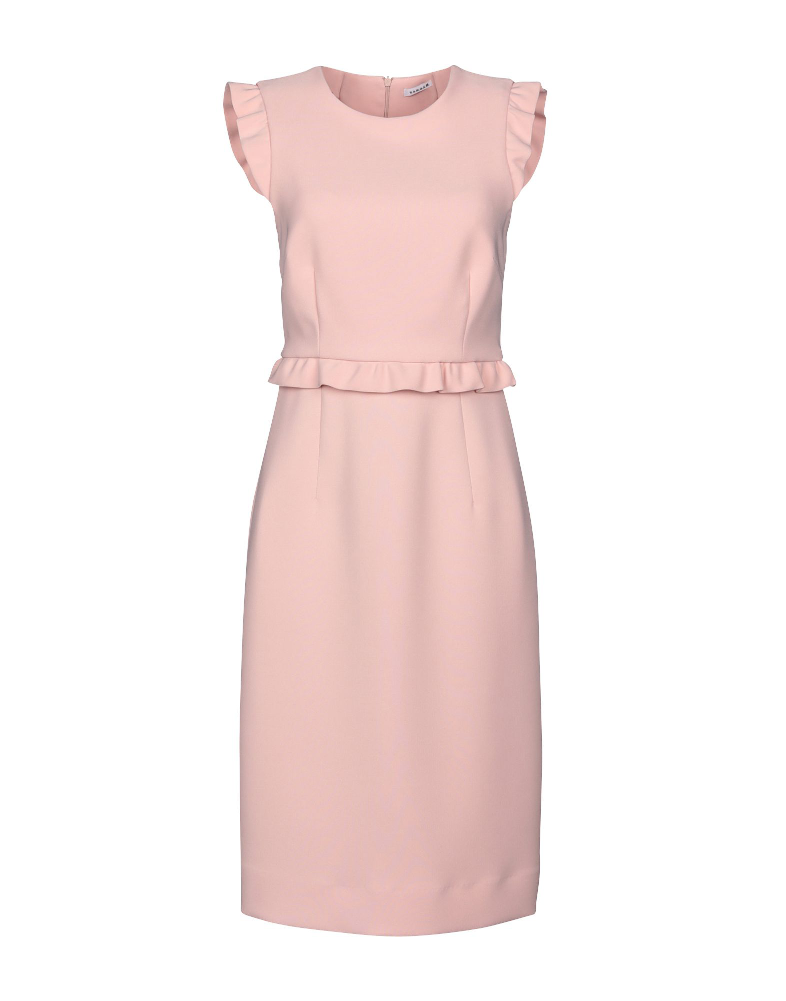 light pink knee length dress