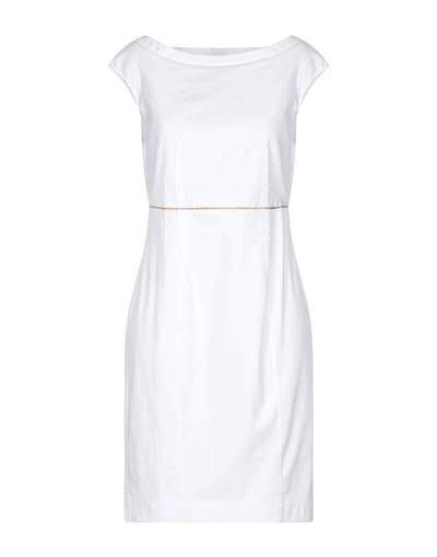 Shop Alviero Martini 1a Classe Short Dress In White