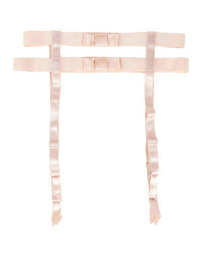 Shop Chantal Thomass Garter Belt In Pale Pink