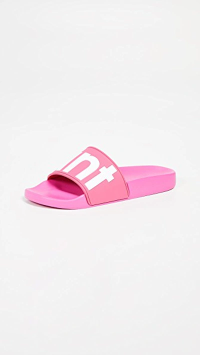 Shop Isabel Marant Howee Slides In Fuchsia