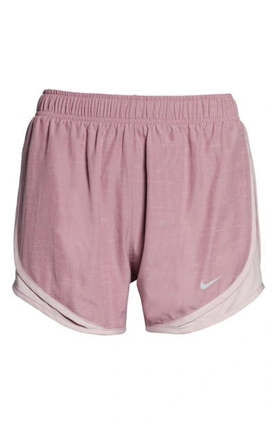 Shop Nike Dry Tempo Running Shorts In Dust/ Chalk/ Wolf Grey