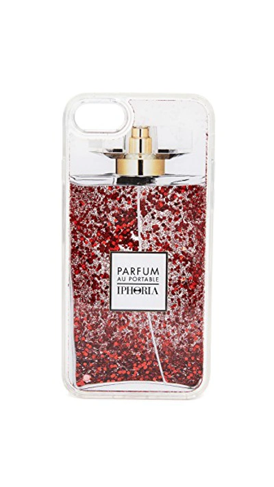 Shop Iphoria Perfume Bright Red Glitter Iphone 7/8 Case