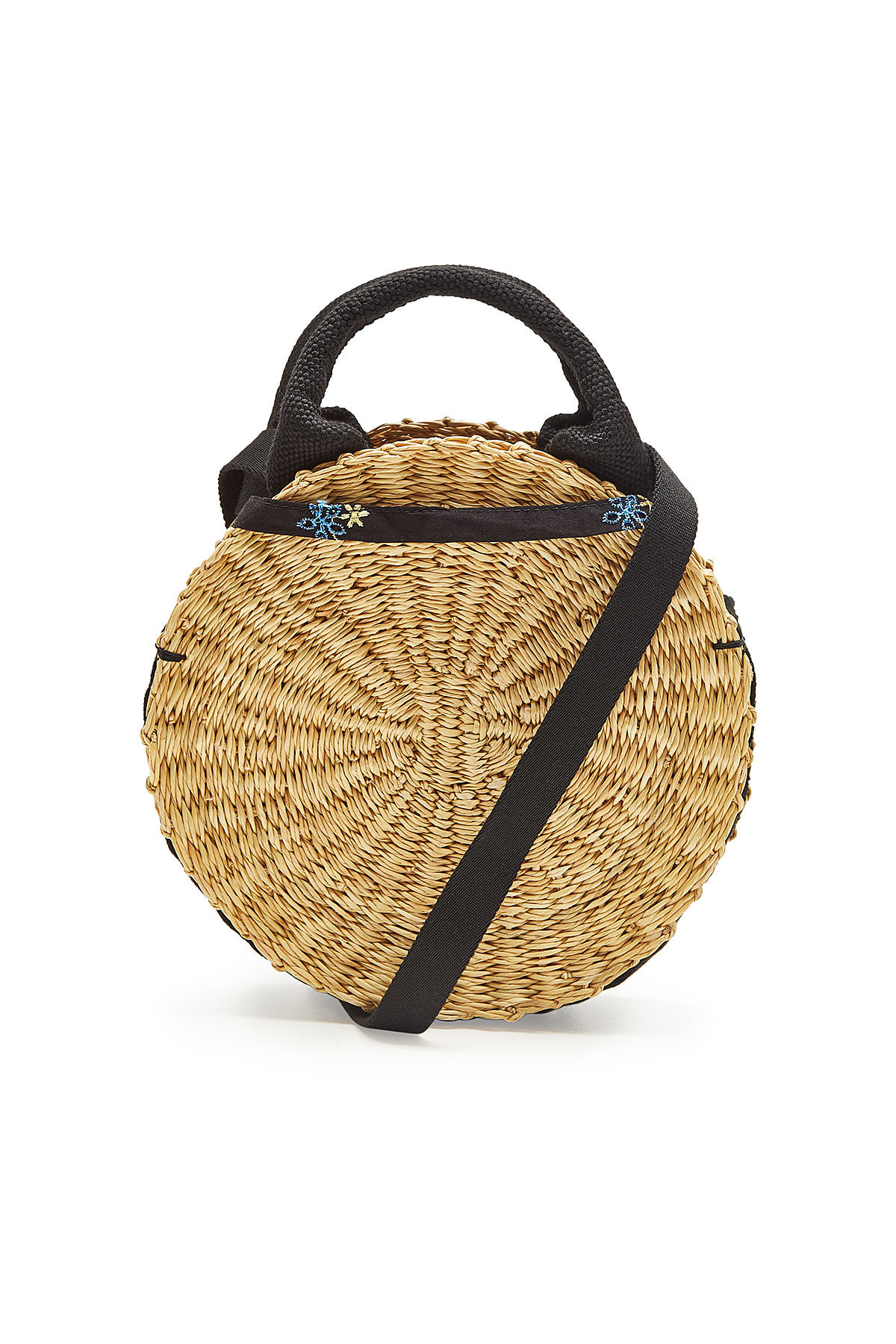 woven straw bag
