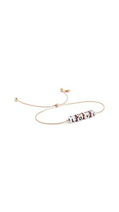 Shop Shashi It's Love Bracelet In Multi