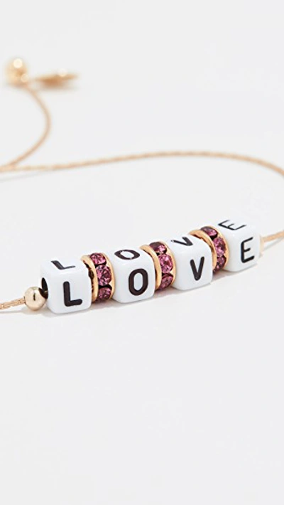 Shop Shashi It's Love Bracelet In Multi