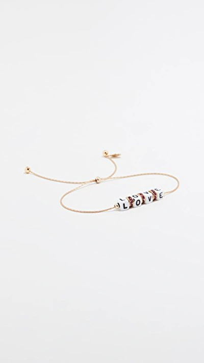 Shop Shashi It's Love Bracelet In Multi