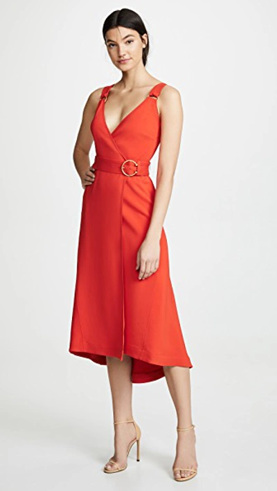 Shop A.l.c Haley Dress In Poppy