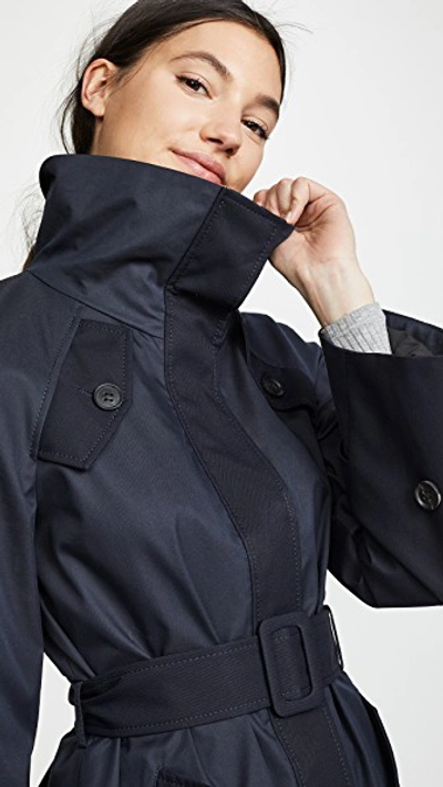 Shop Mackage Iva Coat In Navy