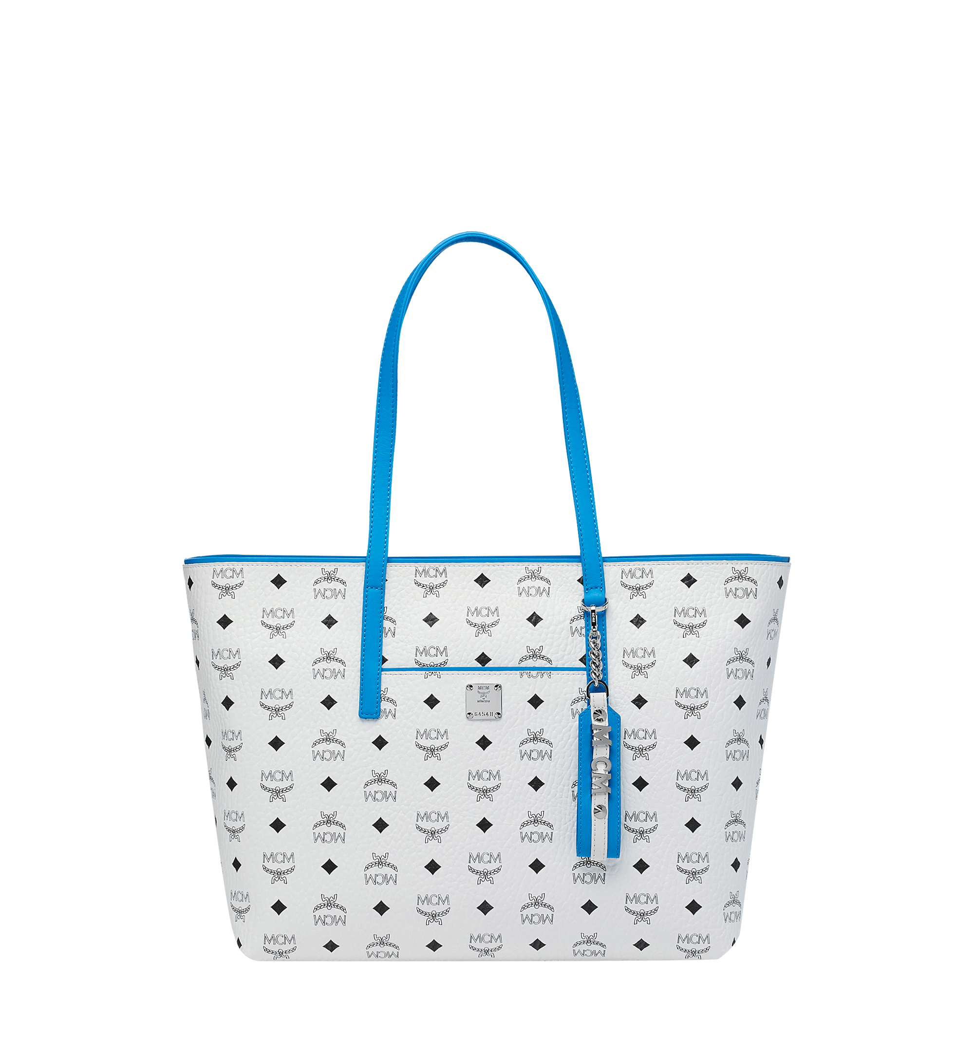 anya top zip shopper in visetos