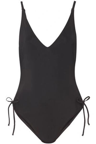 Shop Zimmermann Woman Prima Bow-detailed Swimsuit Black