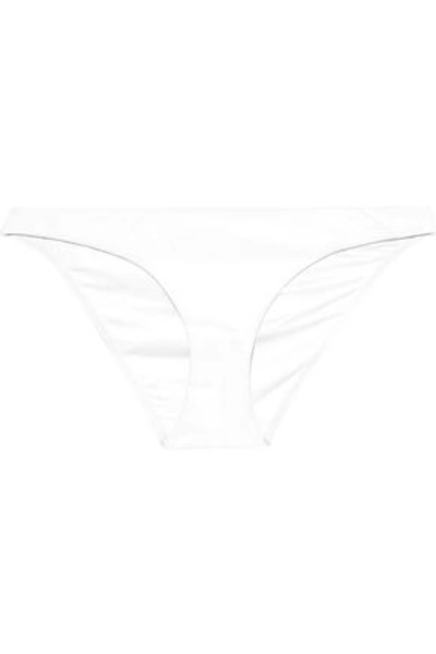 Shop Zimmermann Low-rise Bikini Briefs In White