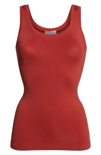 Shop Hanro 'touch Feeling' Tank In Rouge 1414
