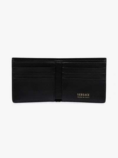Shop Versace Logo Wallet In D410h Black