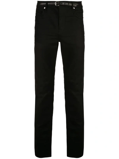 Shop Rta Cross Rivet Detail Jeans - Black