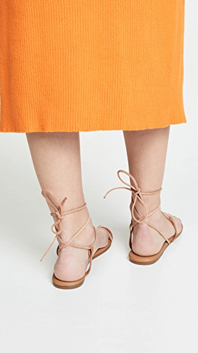 Tkees Jo Leather Lace-up Sandals In Hazelton