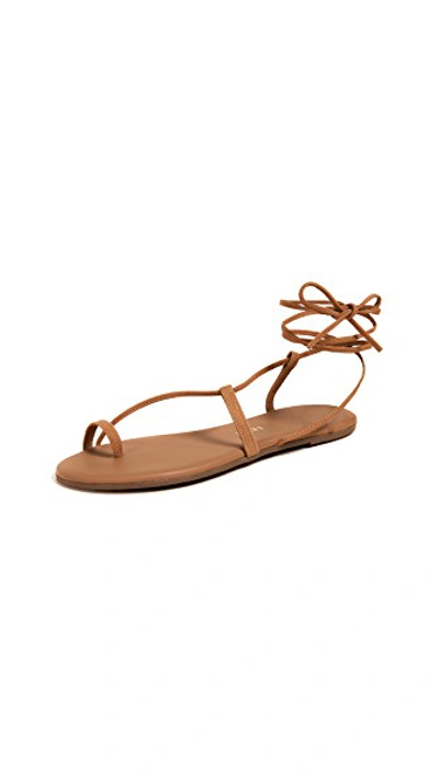 Tkees Jo Leather Lace-up Sandals In Hazelton
