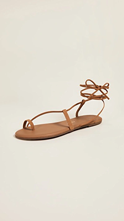 Tkees Jo Leather Lace-up Sandals In Hazelton