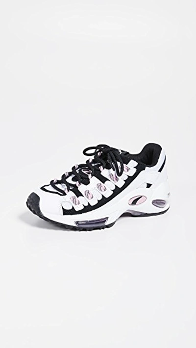 Shop Puma Cell Endura Sneakers In White/pink/black