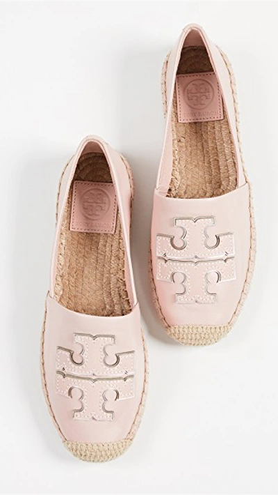 Shop Tory Burch Ines Espadrilles In Seashell Pink/silver