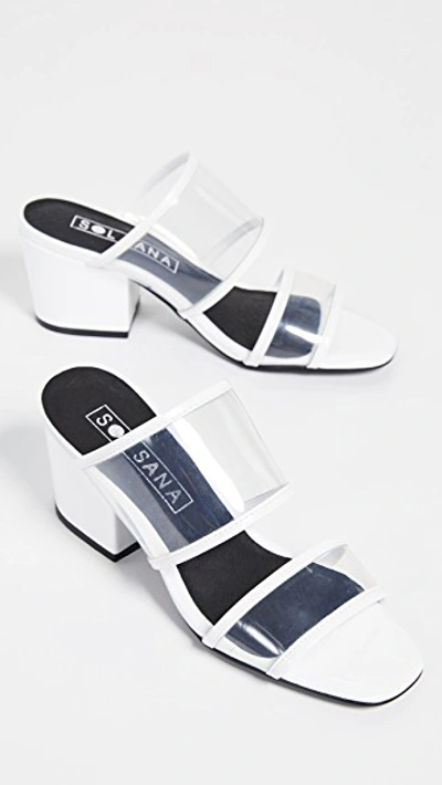 Shop Sol Sana Ziggy Mule Slides In White