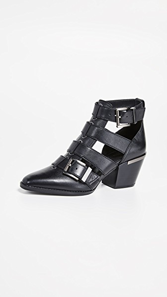 griffin leather cutout bootie