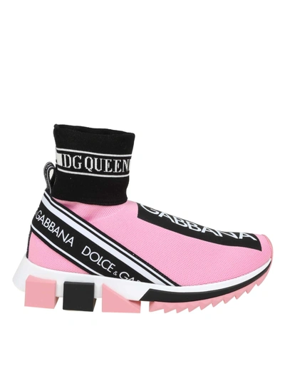 Shop Dolce & Gabbana Sorrento Sneakers Color Pink