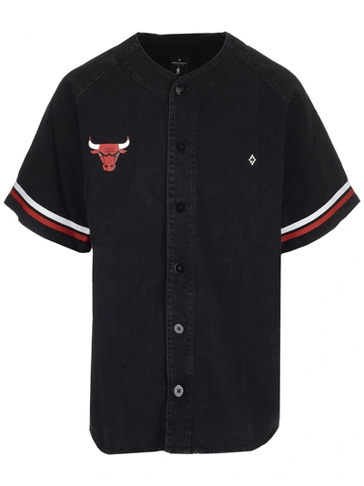 Shop Marcelo Burlon County Of Milan Chicago Bulls Shirt In Black