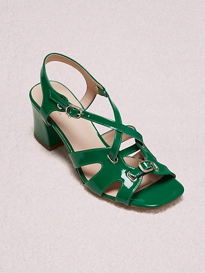 Shop Kate Spade Ella Sandals In Green Bean