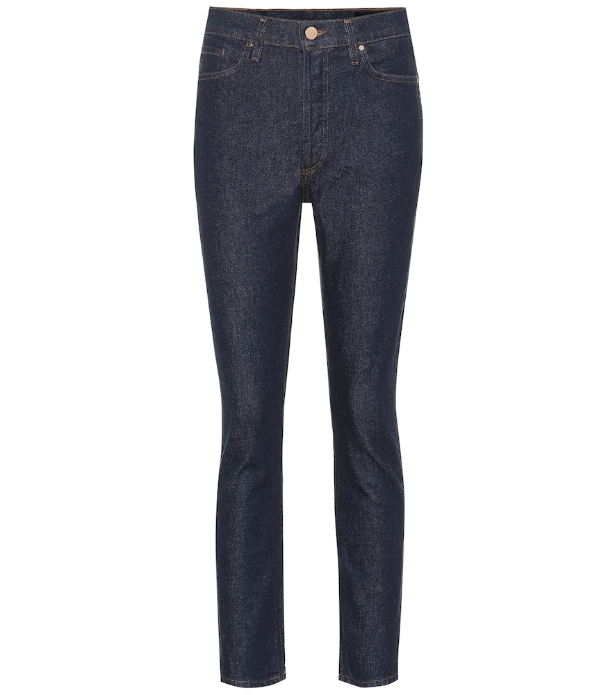 Goldsign The High-rise Slim-straight Jeans In Blue | ModeSens