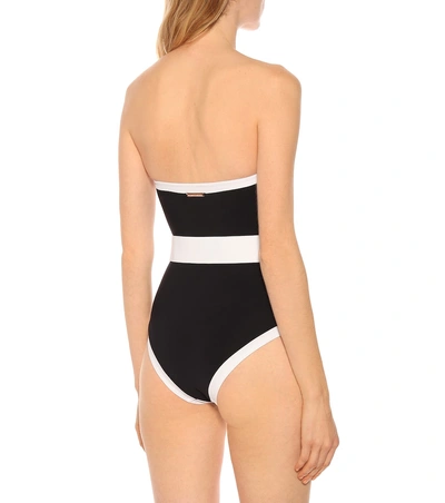 Shop Alexandra Miro Whitney Belted Swimsuit In Black