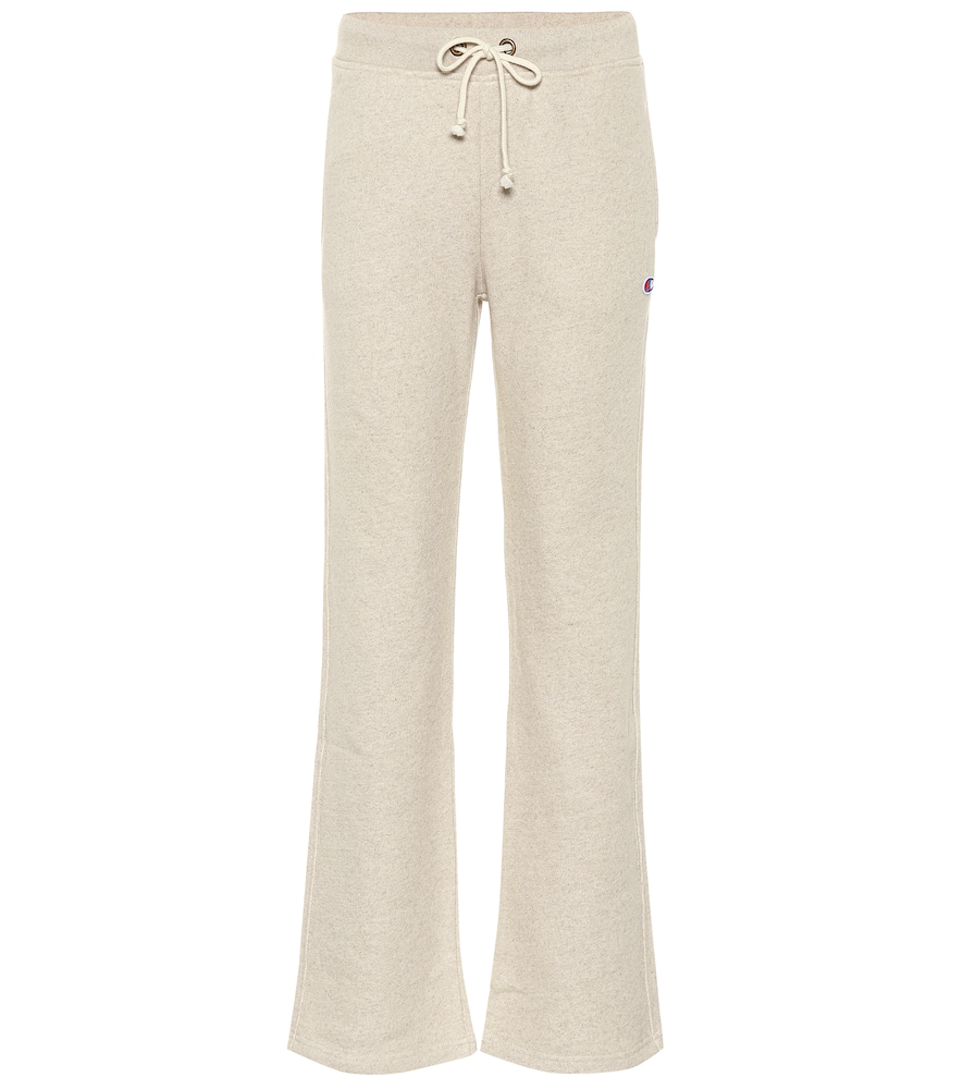Champion Cotton And Linen Trackpants In Beige | ModeSens