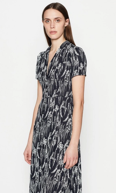 Shop Equipment Gaetan Dress In True Black/nature White