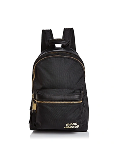 Shop Marc Jacobs Medium Backpack In Black/gold