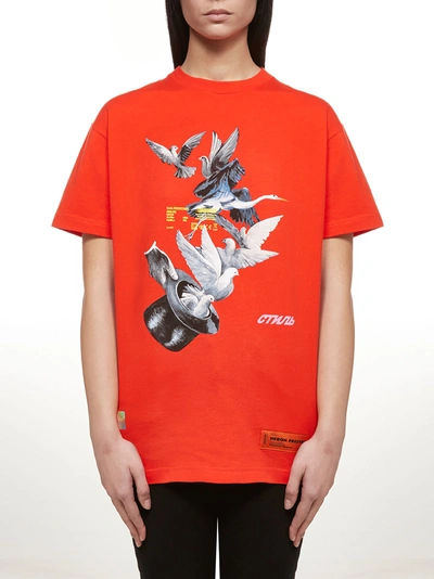 Shop Heron Preston Short Sleeve T-shirt In Basic