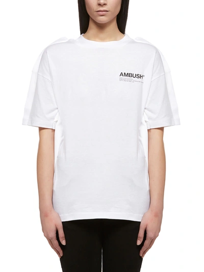 Shop Ambush Short Sleeve T-shirt In White