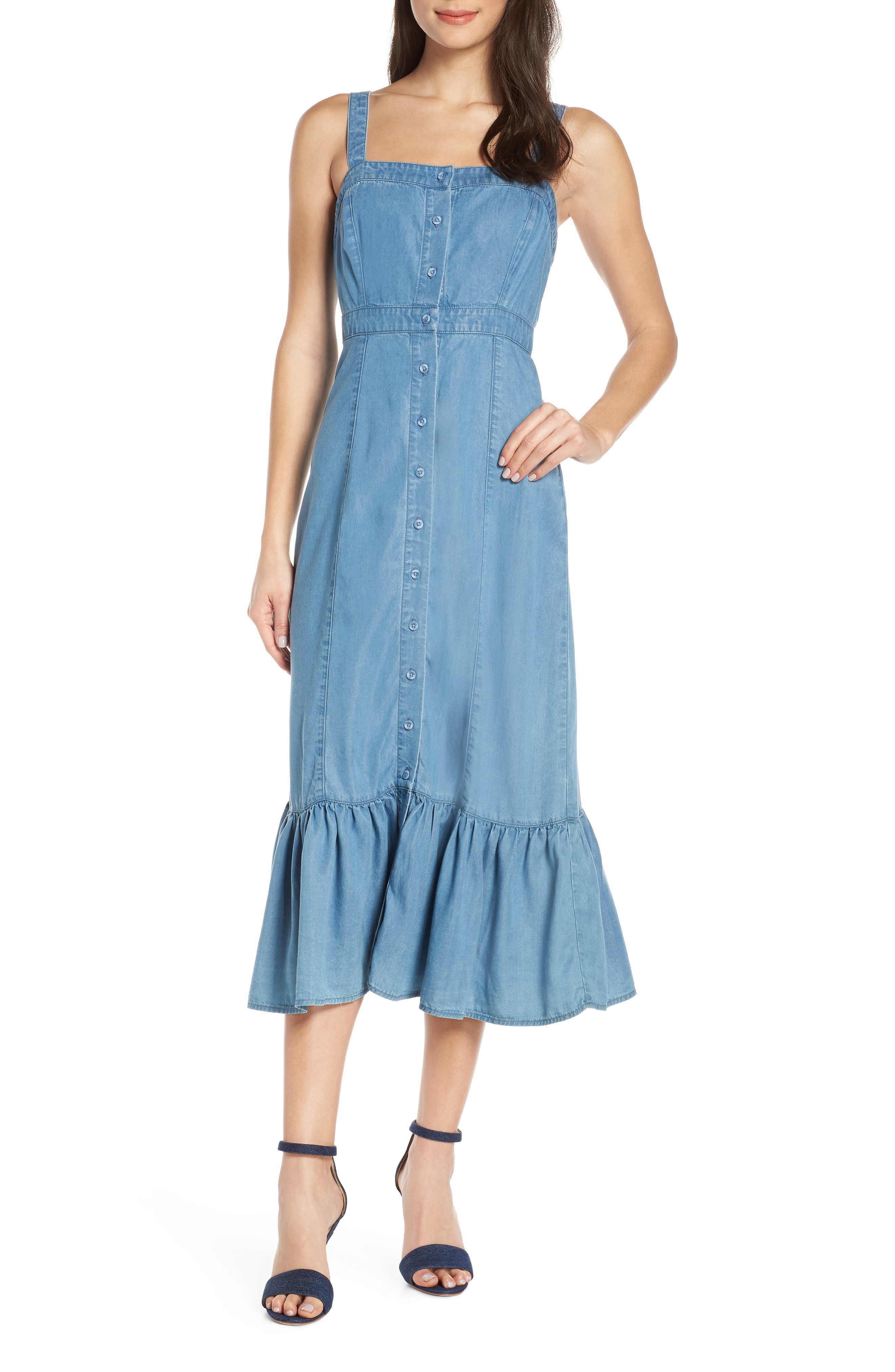 next denim dress