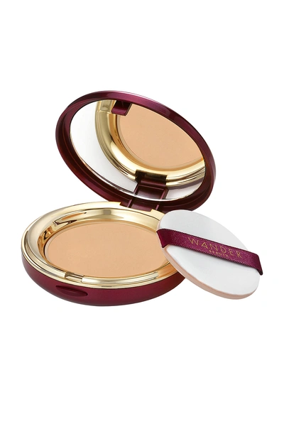 Wander Beauty Wanderlust Powder Foundation Golden Medium 0.31 oz/ 9 G In Golden Medium