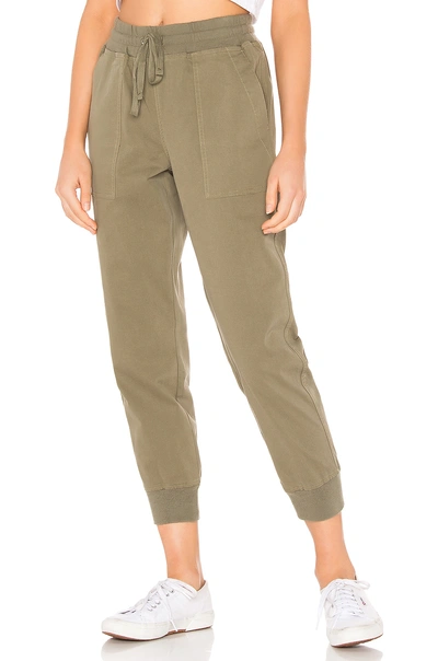 Shop Michael Stars Devon Jogger Pant In Moss