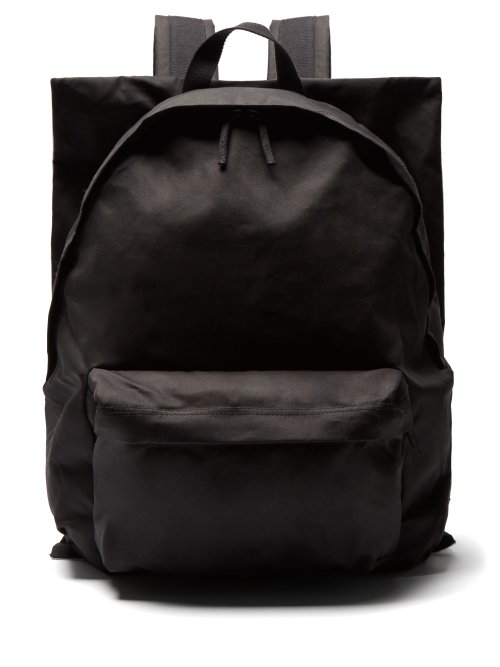 eastpak leather backpack womens