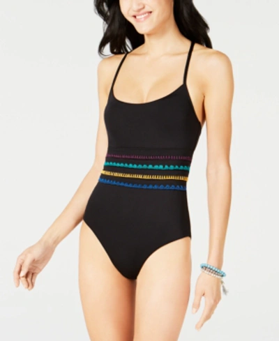 Shop Soluna Summer Solstice Stitched One-piece Swimsuit Women's Swimsuit In Night
