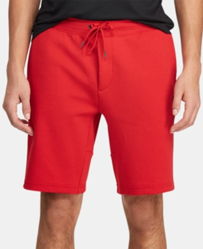 Shop Polo Ralph Lauren Men's Double-knit Active Shorts In Rl 2000 Red