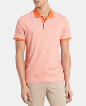 calvin klein men's liquid touch polo