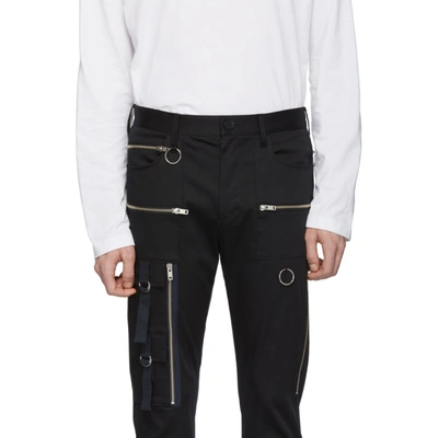 Shop Undercover Black Pocket Zipper Jeans