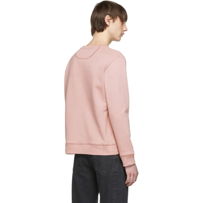 Shop Valentino Pink Vltn Sweatshirt In 517 Pink