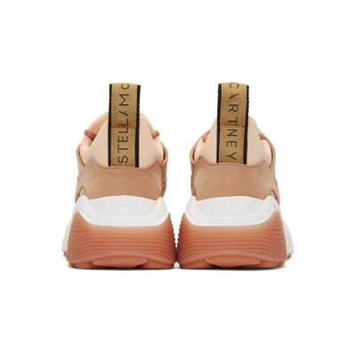 Shop Stella Mccartney Beige Eclypse Sneakers