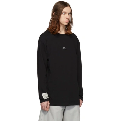 Shop A-cold-wall* Black Bracket Long Sleeve T-shirt In 1 Black