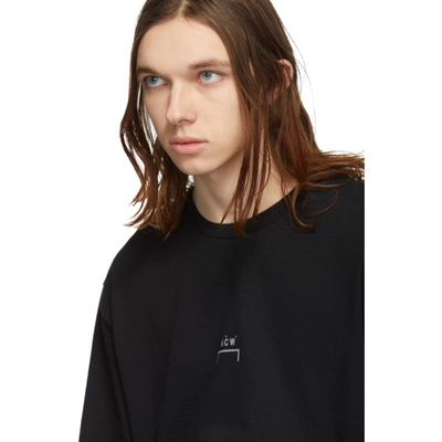 Shop A-cold-wall* Black Bracket Long Sleeve T-shirt In 1 Black