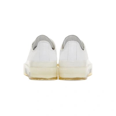 Shop Msgm White And Off-white Rbrsl Rubber Soul Edition Floating Sneakers In 01 White