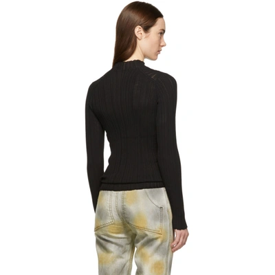 Shop Acne Studios Black Kana Turtleneck